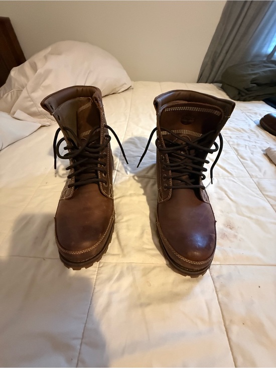 Timberland Other - Timberland Brown Leather Lace-Up Work Boots